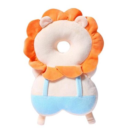 Cute animal design baby head protector, provides cushioned safety for toddlers exploring their surroundings.
