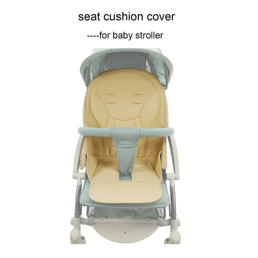Infant feeding high chair cushion designed with a 5-point safety belt for maximum security