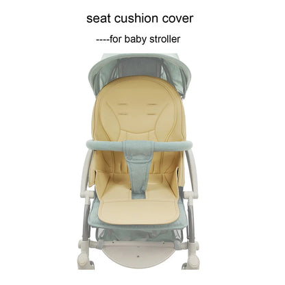 Infant feeding high chair cushion designed with a 5-point safety belt for maximum security