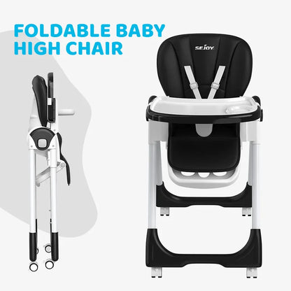 Comfortable infant feeding seat with full recline and adjustable height. Essential baby gear.