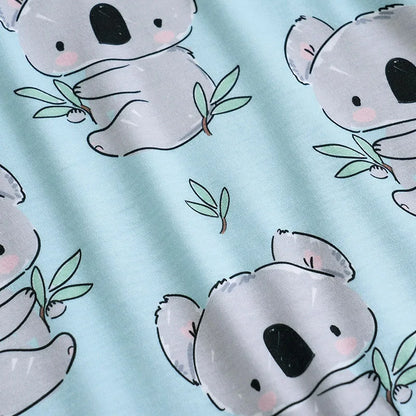 Soft cotton baby romper with koala print, perfect for baby boys and girls, infant playsuit