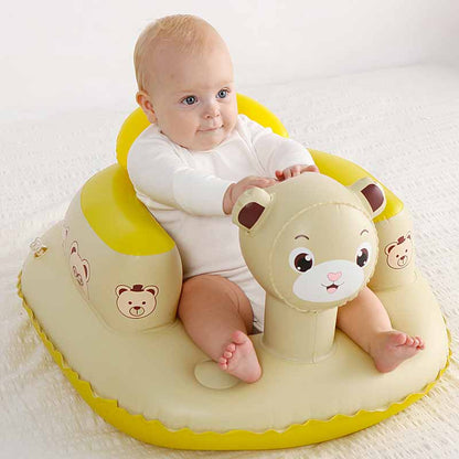 Child-friendly inflatable sofa, soft PVC baby chair, ideal kids furniture for young ones.