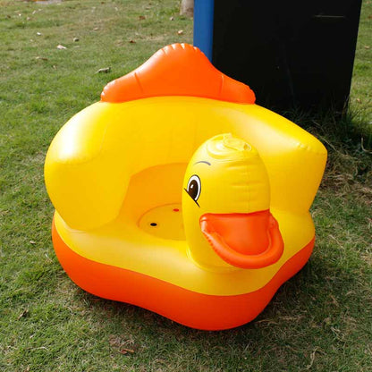 Portable infant inflatable sofa, quick inflate/deflate toddler seat for convenience.