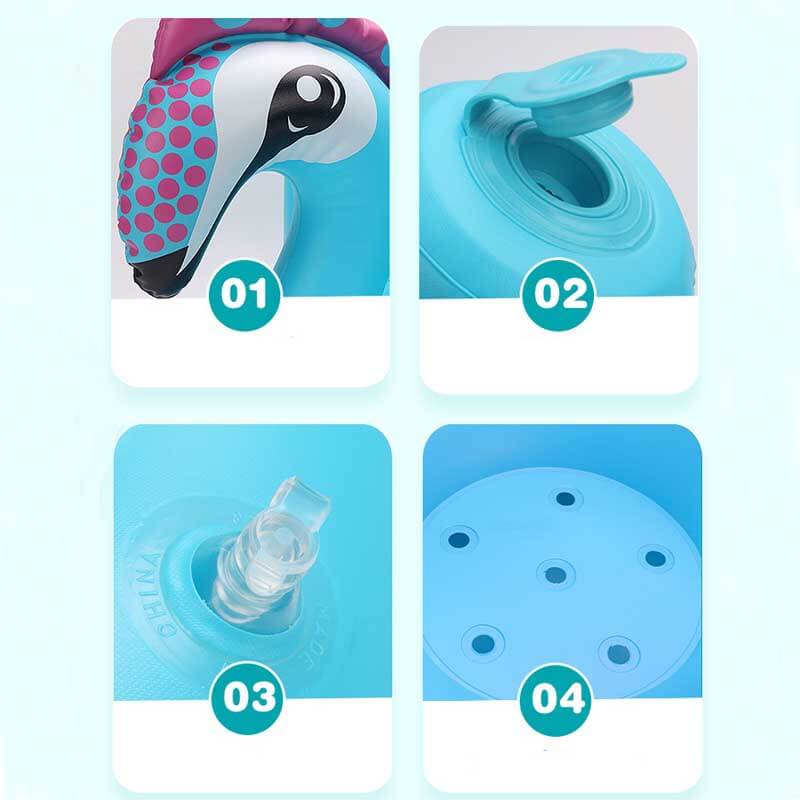 Eco-friendly PVC inflatable baby chair, durable toddler seat, perfect infant support.