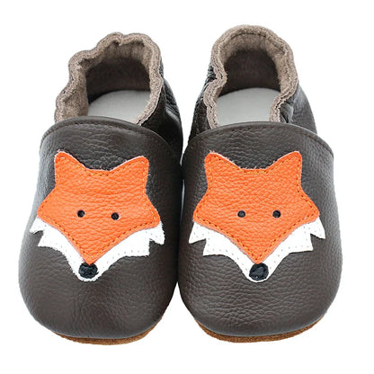 Purple newborn leather moccasins, a unique and thoughtful baby gift option