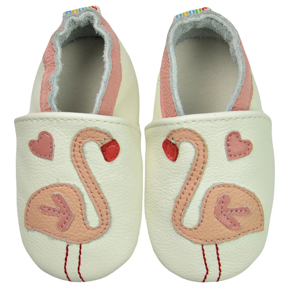Green baby leather moccasins, a durable and stylish option for baby apparel