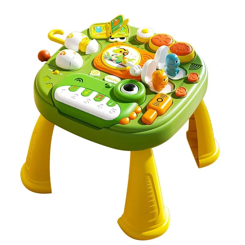 Baby Montessori Musical Activity Table for toddlers, promoting early learning and fine motor skills
