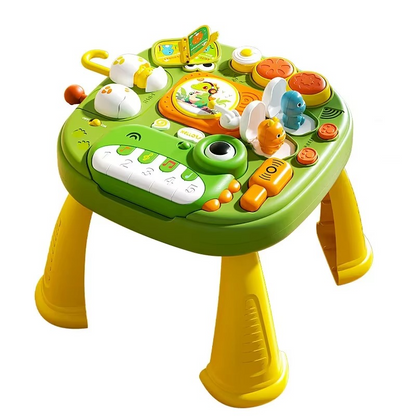 Baby Montessori Musical Activity Table for toddlers, promoting early learning and fine motor skills