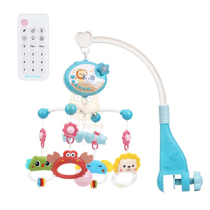 Musical mobile with night light function, creating a peaceful environment for baby's sleep