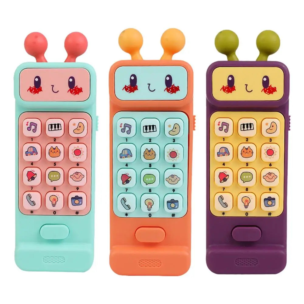 Baby gift: Musical Phone Toy, an educational teether for sensory play, sleep, and development.
