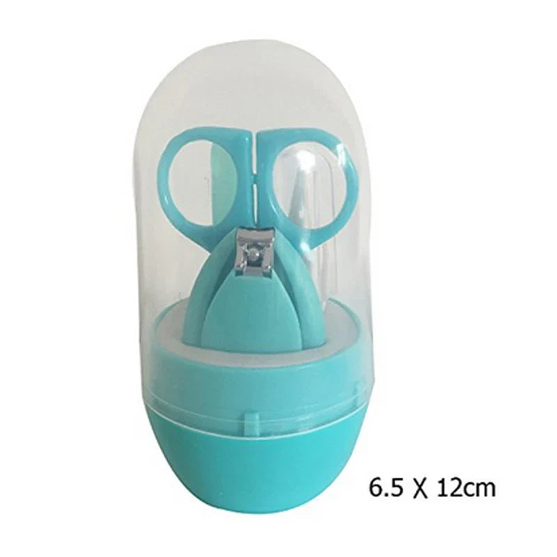 Ergonomic baby nail clippers for easy and safe trimming of newborn and toddler nails in kit
