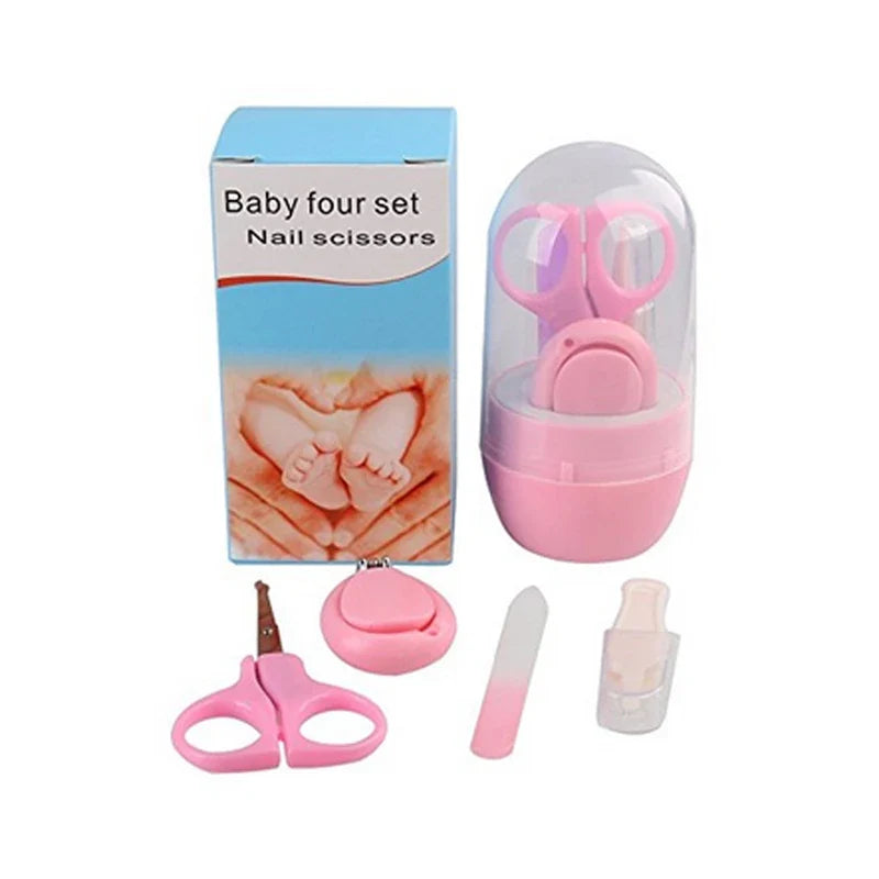 Complete baby health kit: nail clipper, scissor, and tweezer for precise infant grooming