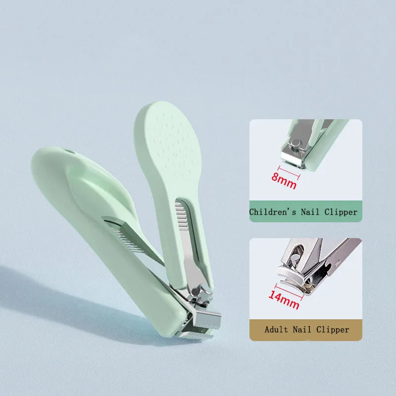 Gentle baby nail scissors, part of an essential newborn nail care and hygiene kit.