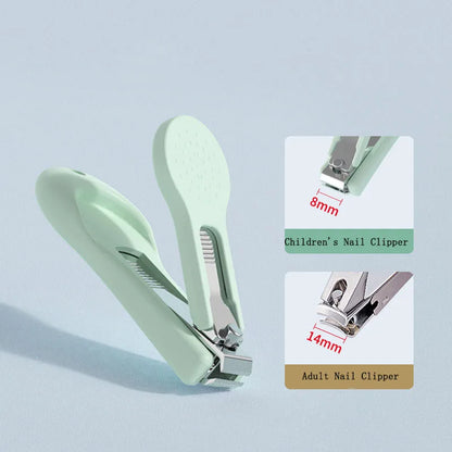Gentle baby nail scissors, part of an essential newborn nail care and hygiene kit.