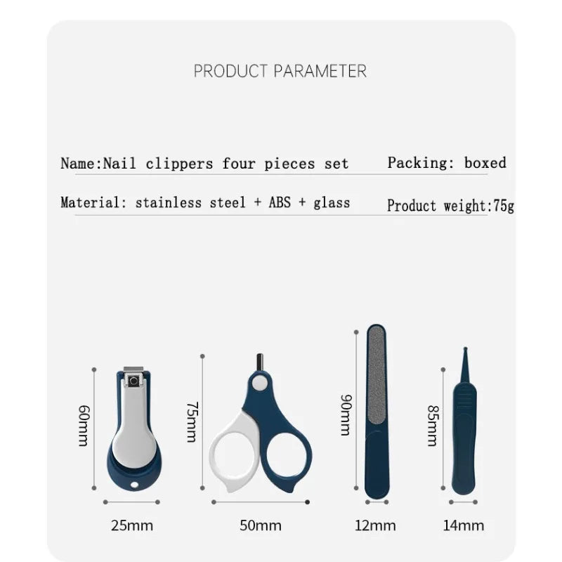 Ergonomic baby nail clippers for safe and easy infant nail trimming and care.