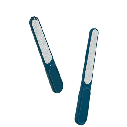 Detailed view of baby safety scissors, perfect for gentle toddler and newborn nail grooming.