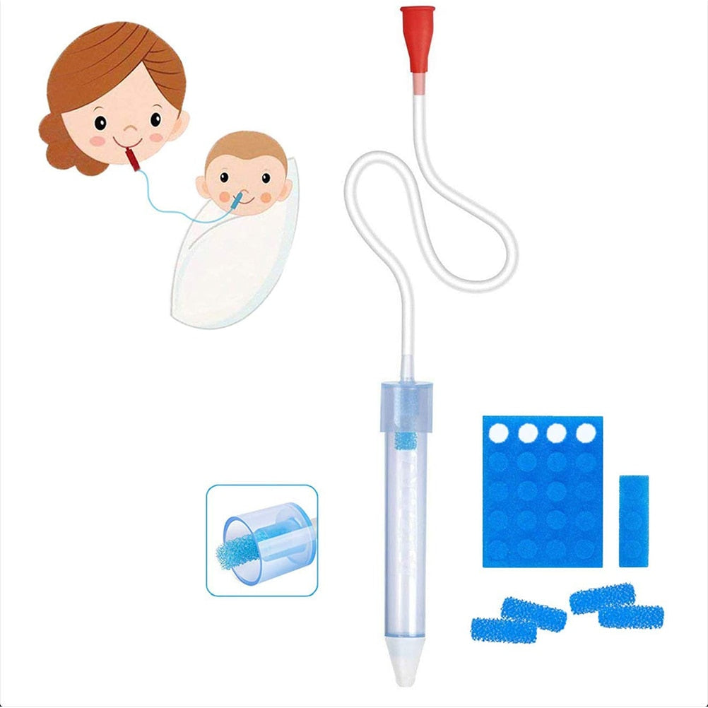 Premium baby health product: Nasal aspirator with gentle suction for safe, effective newborn congestion relief.