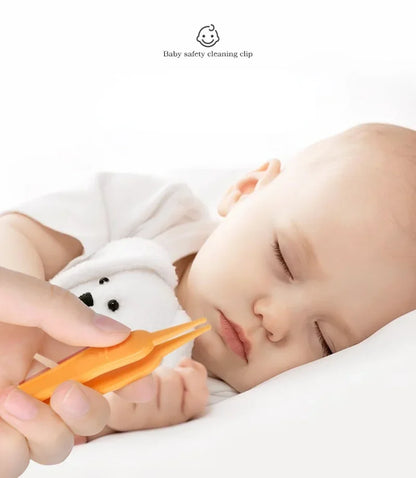 Durable baby nose cleaning tweezer tool, designed for repeated use in infant care, newborn essentials.