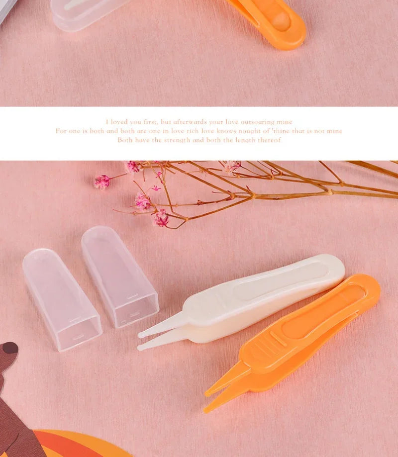 Essential baby nose cleaning tweezer tool for maintaining clear airways in infants, child care.
