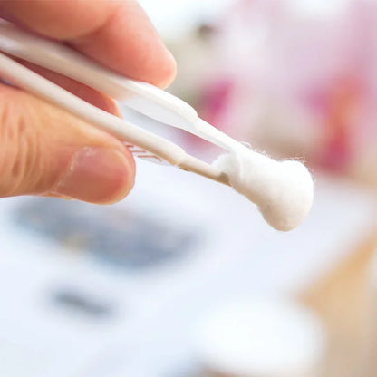 Secure-grip baby nose cleaning tweezer for safe removal of nasal mucus, baby hygiene.