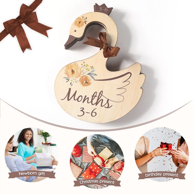 Stylish baby shower gift: wooden cartoon closet dividers for a well-organized nursery wardrobe