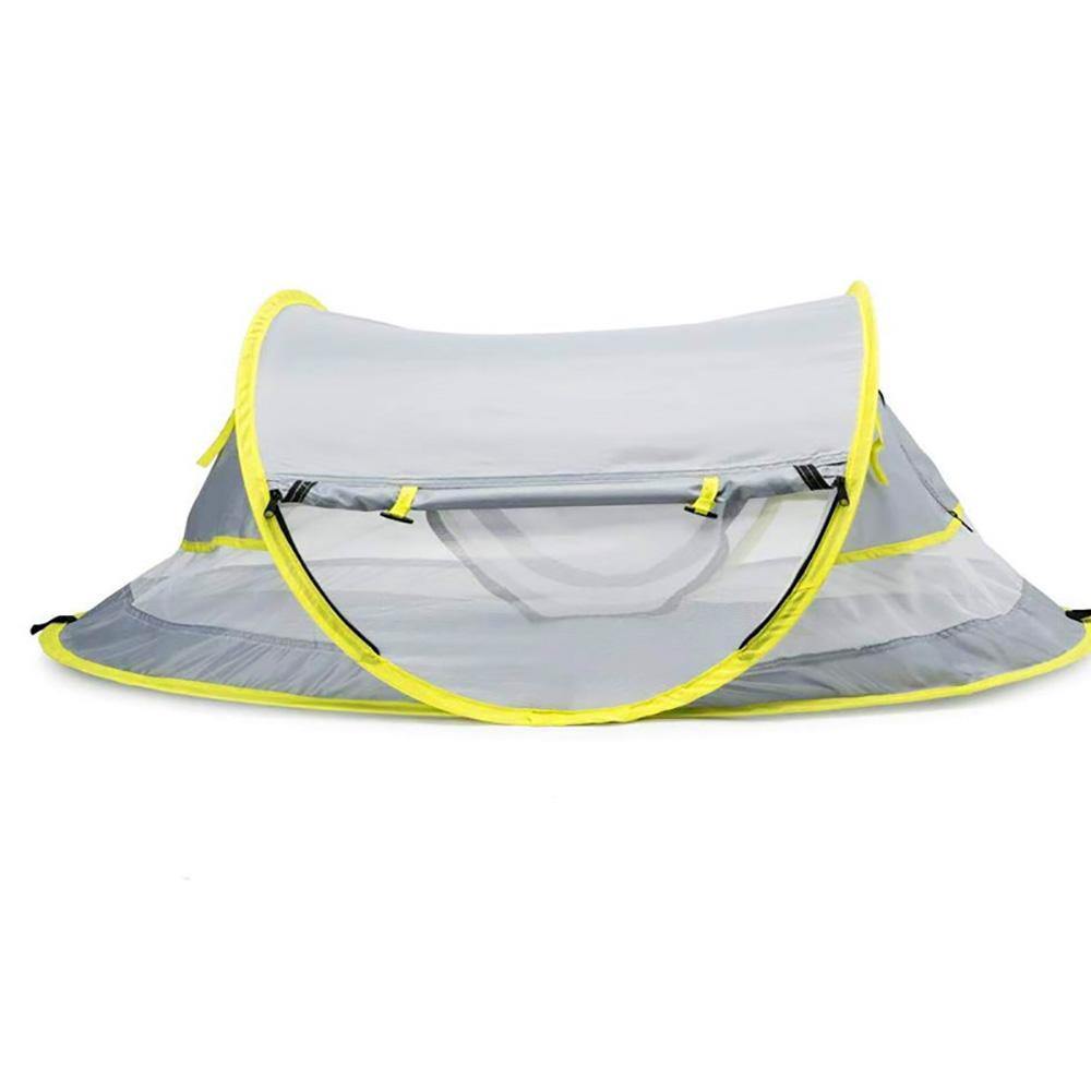 Baby safety outdoor tent, easy to set up for sun and insect protection during travel or play.