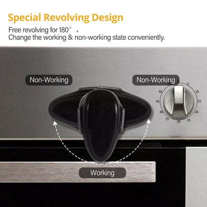 White baby oven lock, child proofing solution for kitchen hazards, easy to use