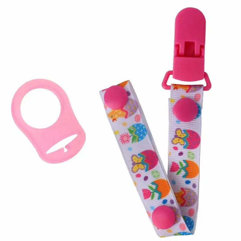 Variety pack of anti-drop pacifier clips with MAM ring adapters, perfect baby accessory for everyday use.