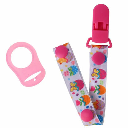 Variety pack of anti-drop pacifier clips with MAM ring adapters, perfect baby accessory for everyday use.