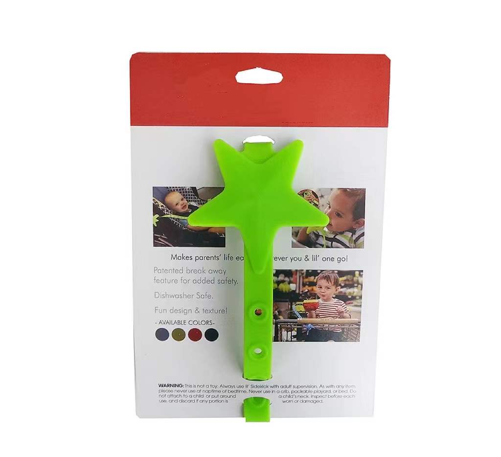 Dual-use pacifier and teether holder chain, safe for infant car seat