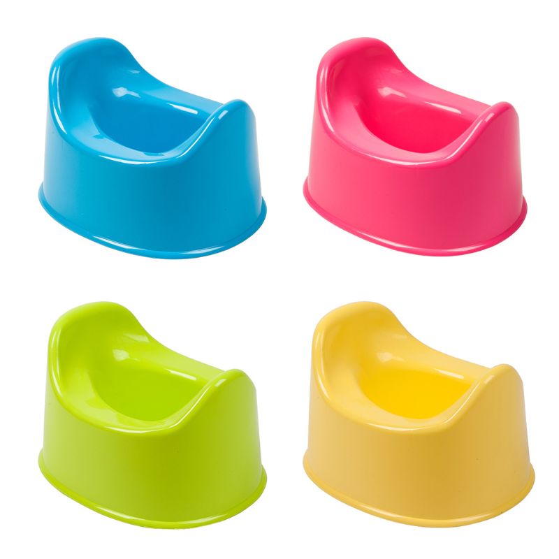 Baby potty training toilet seat for toddlers, easy clean plastic design, infant care.