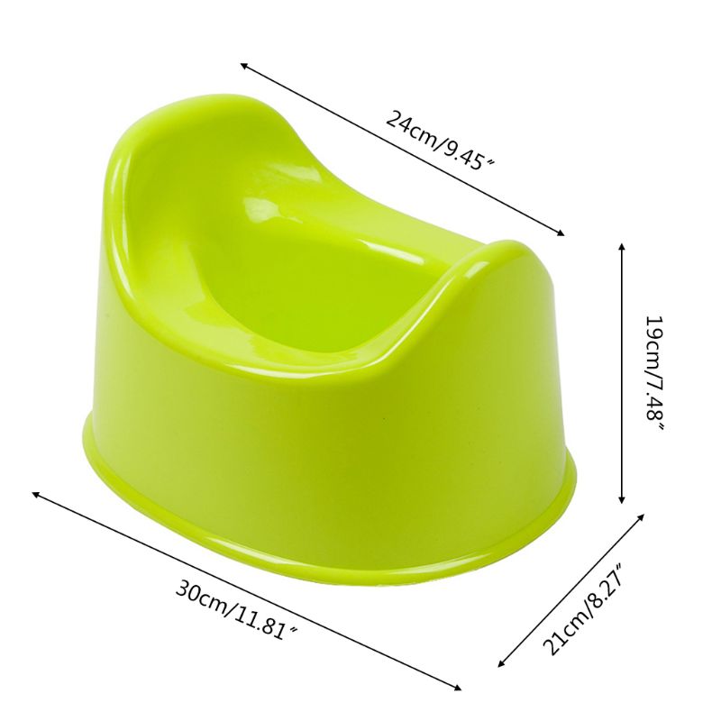 Potty training toilet seat for infants and toddlers, simple, functional design.
