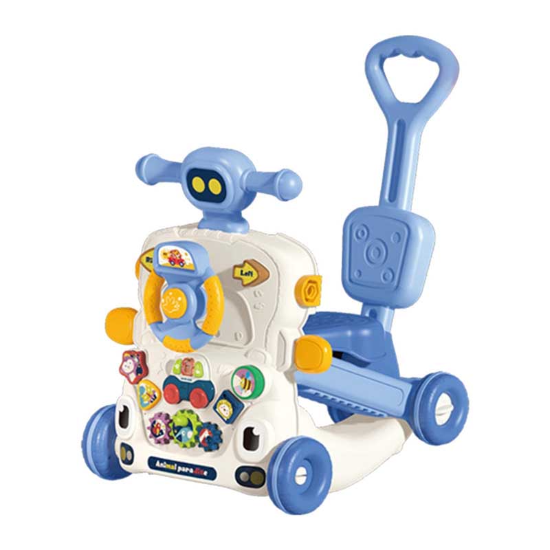 Baby pushing 6-in-1 learning walker, colorful design, developing motor skills, interactive toddler toy