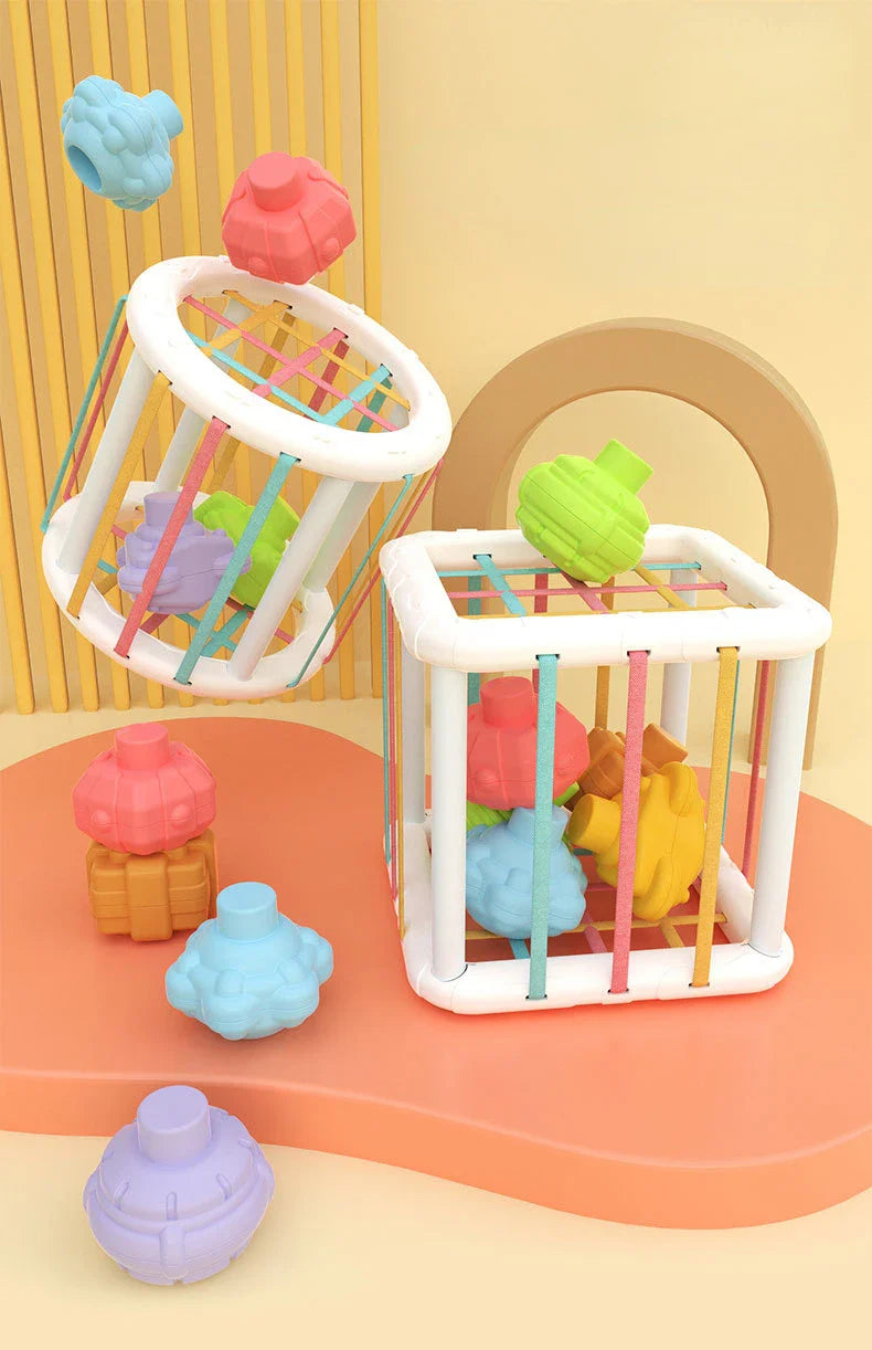 Educational Baby Rainbow Shape Sorter promoting problem-solving skills