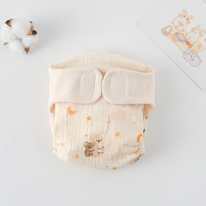 Variety of patterns and colors for reusable baby training pants, appealing to toddlers
