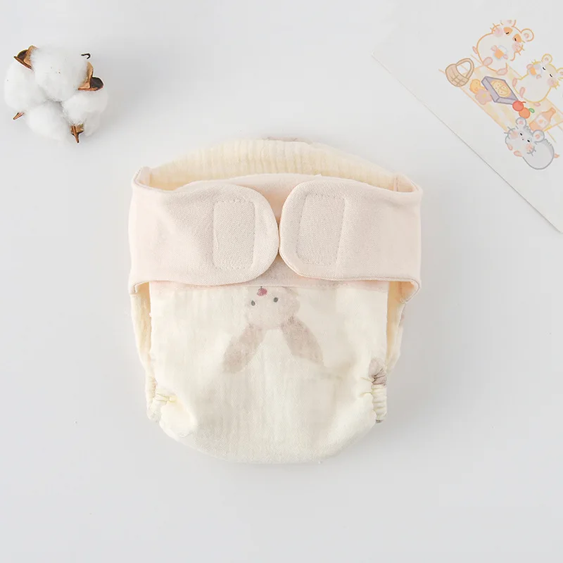 Organic cotton reusable training pants, featuring a snug yet comfortable fit for baby