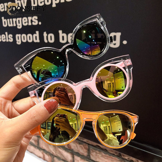 Baby's anti-radiation sunglasses, stylish UV protection for infants.