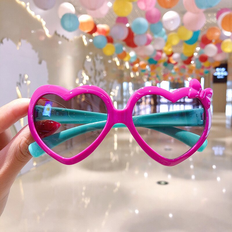 Toddler anti-radiation sunglasses, comfy and secure UV eye protection.