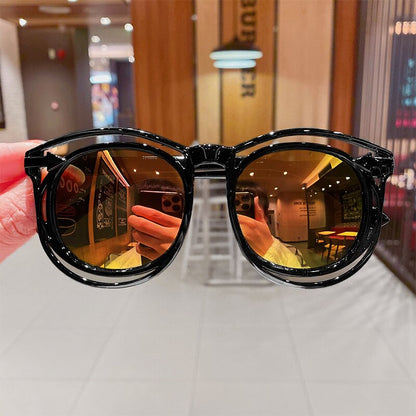 Infant anti-radiation sunglasses, cute and protective baby accessories.