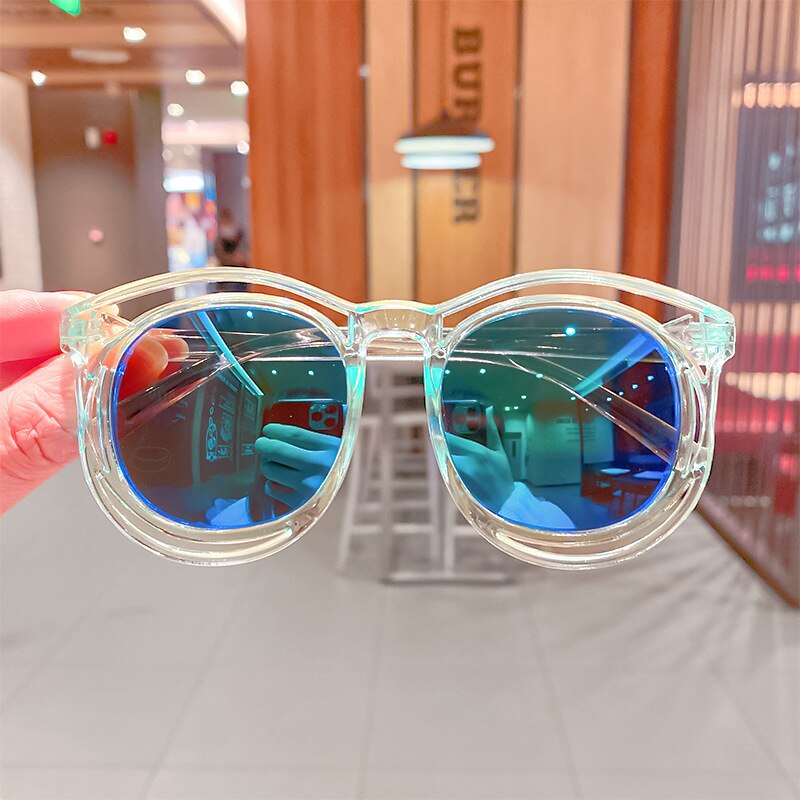 Baby's UV protection sunglasses, anti-radiation for sensitive infant eyes.