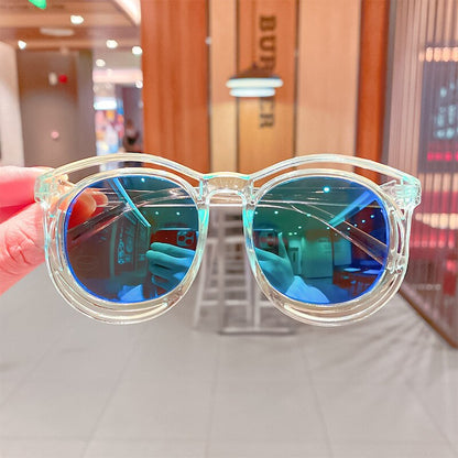 Baby's UV protection sunglasses, anti-radiation for sensitive infant eyes.