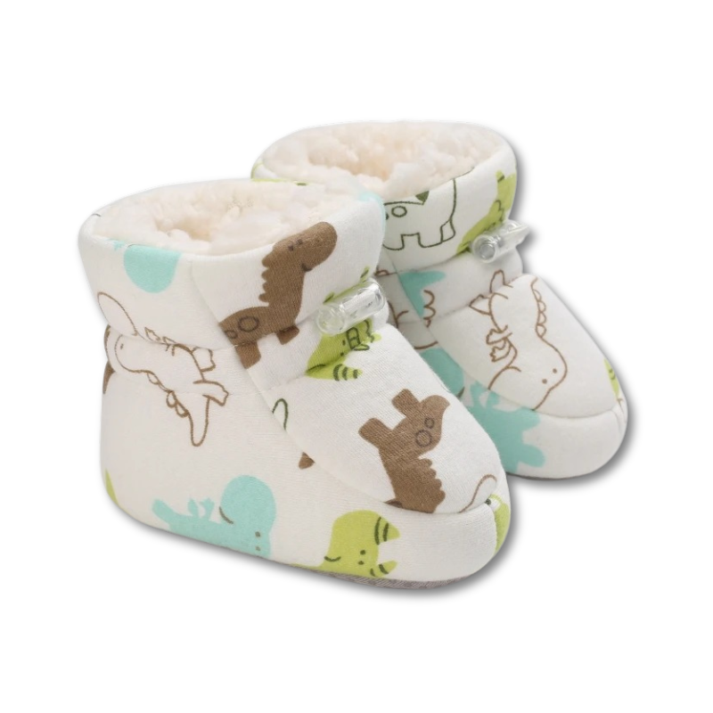 Comfortable baby anti-slip first walker shoes, warm infant footwear for developing steps