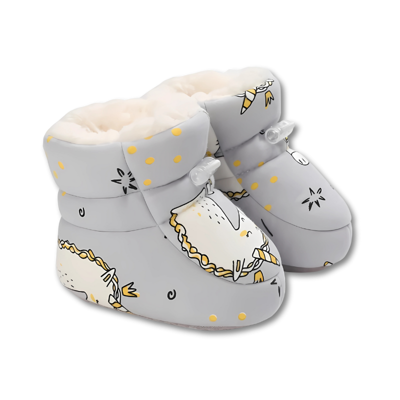 Adorable baby first walker shoes with anti-slip bottom, soft sole for baby boy or baby girl