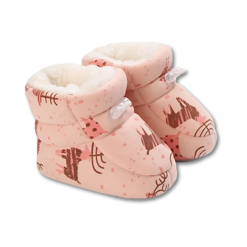 Infant anti-slip warm first walker shoes, essential soft sole footwear for secure baby steps