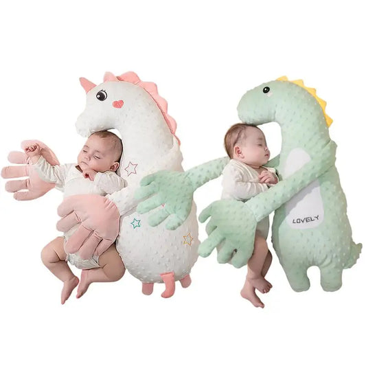 Baby's automatic palm patting sleep soother, a plush infant comfort toy for nursery.