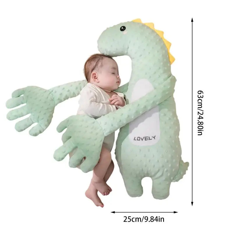 Automatic palm patting sleep soother, a rechargeable and plush baby health product.
