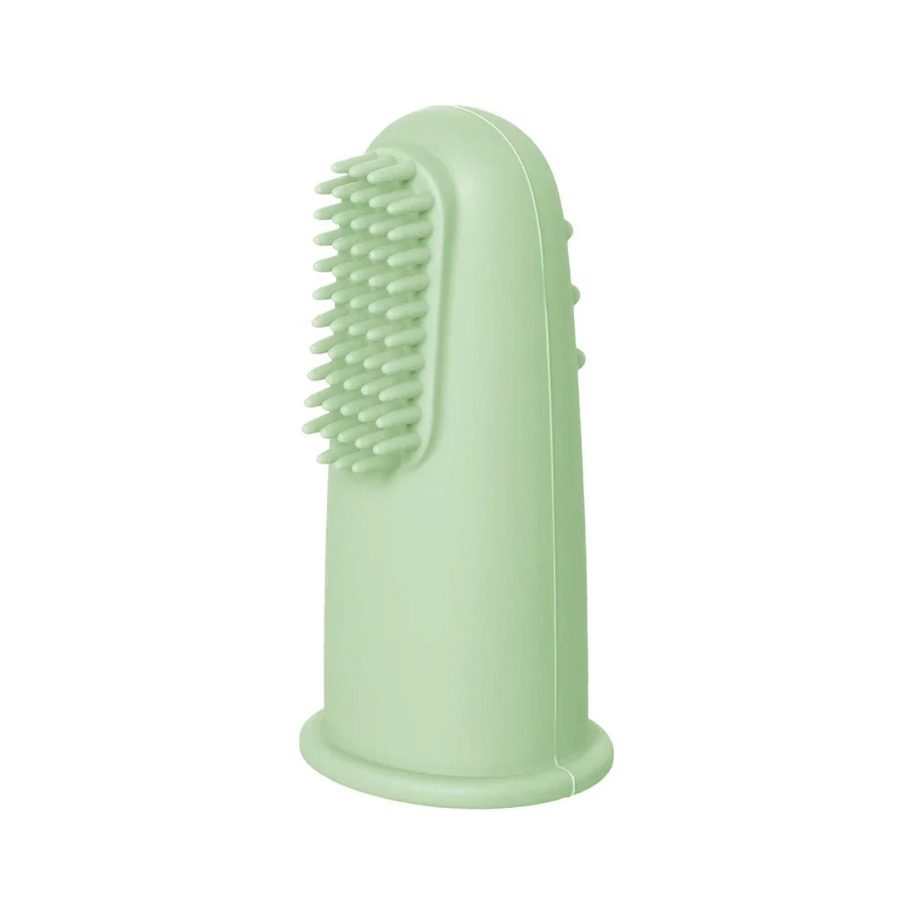 Silicone baby toothbrush, 5-pack, designed for gentle gum massage and cleaning