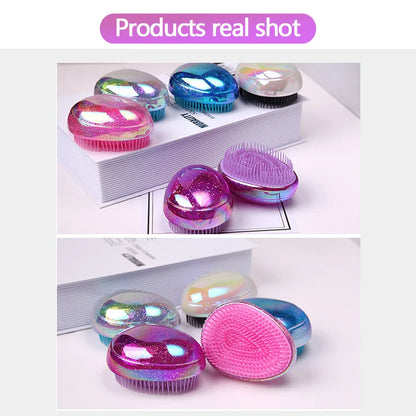 Baby's Gentle Detangling Egg Comb for Healthy Hair