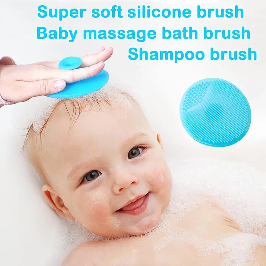 Gentle baby brush and comb set for healthy scalp development and soft, manageable infant hair.