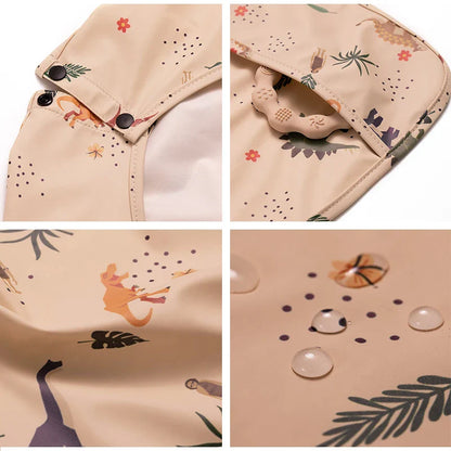 Baby's long sleeve feeding bib, lightweight and durable, great for daily mealtime protection